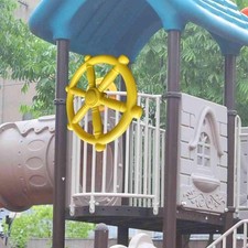 Pirate Ship Wheel Playground