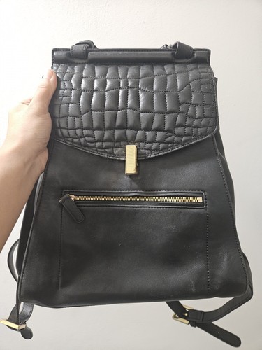 Reiss black leather - reiss,
