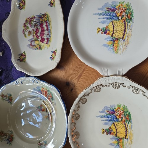 Vintage england crinoline lady - vintage,