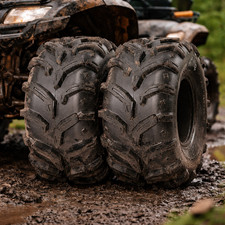 2x 25x8.00-12 6ply 43F 7PSI