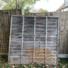 6ft x 6ft fence panels used