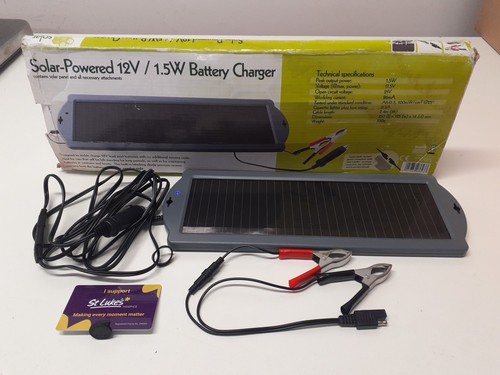 Solar powered 12v battery - solar,