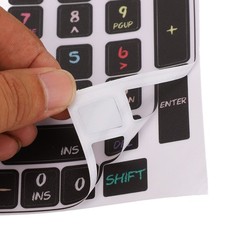 2 Pcs Keyboard Stickers PVC