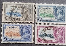 NIGERIA, KGV. 1935 Silver