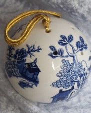 Pot Pourri Pomander Blue And White Masons Ironstone