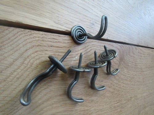 Rustic mug cup hooks - cup, vintage