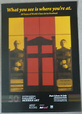 GILBERT AND GEORGE  What you see is where you're at  ART EXHIBITION POSTER