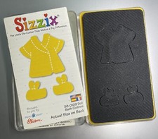 SIZZIX Originals Yellow Die Provocraft Ellison Doll Bath Clothes 38-0109