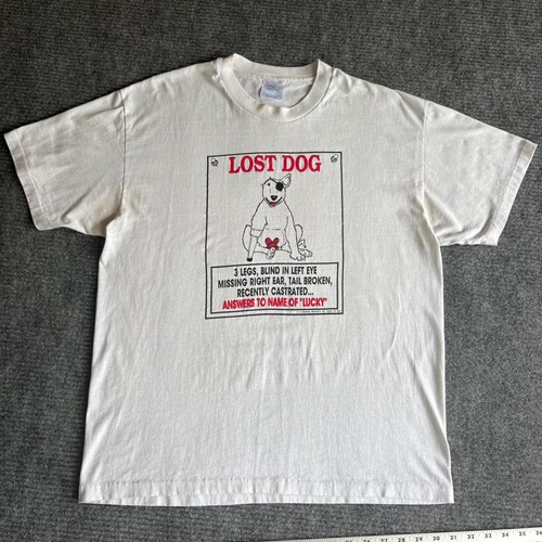 Vintage hanes lost - vintage, dog