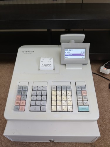 Sharp a207w electronic cash - electronic,