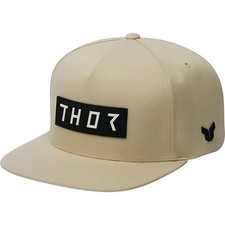 Thor Rogue Textile Motorcycle Motorbike Motocross Casual Wear Hat - Sand