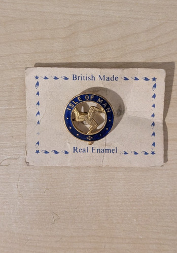 Vintage isle man triskelion - of,