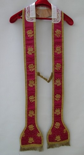 Antique red church - church, vestment