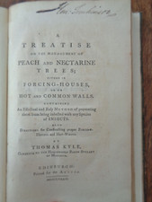 1783 A TREATISE ON MANAGEMENT OF PEACH & NECTARINE TREES by KYLE HORTICULTURE ^