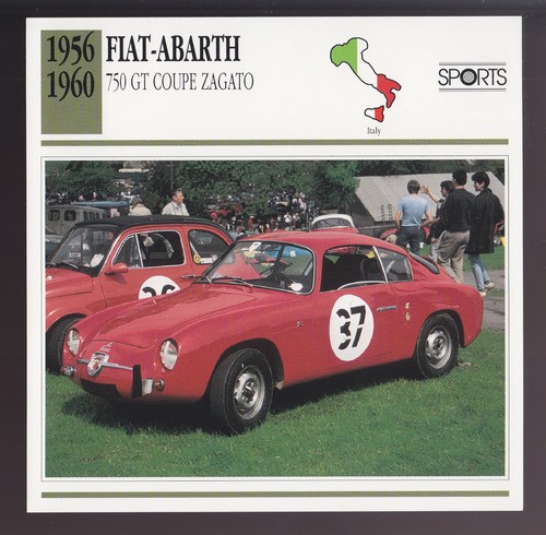 1956 1960 fiat - 750, gt