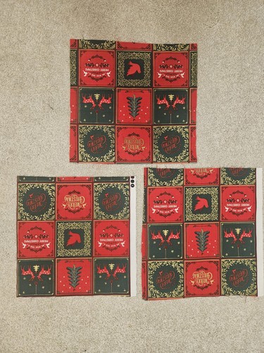Christmas fabric panels - fabric,