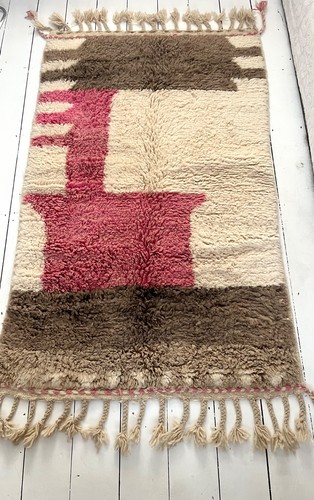 Moroccan beni ourain rug - beni,