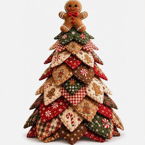 Fabric patchwork christmas - fabric,