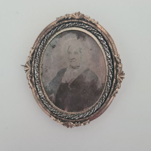 Antique daguerreotype portrait - antique,