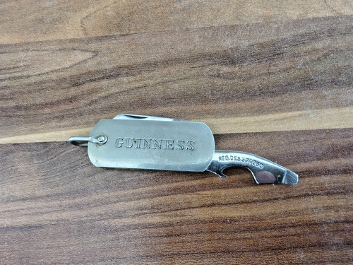 Guinness bottle opener keyring - bottle,