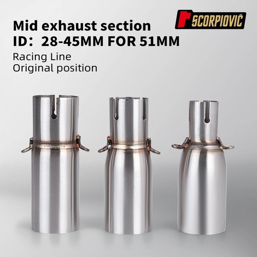51mm motorcycle exhaust link - exhaust,