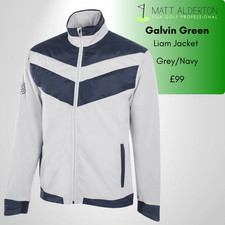 Men's Jacket - Galvin Green Liam Jacket - Grey Navy