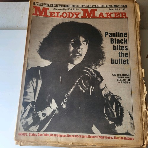 Melody maker 21st march 1981 - maker.,