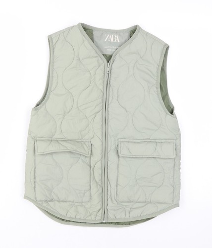 Zara girls green quilted - girls,