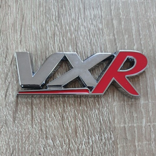 Vxr boot grill badge chrome - boot,