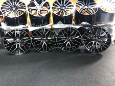 Ex Display 19" Audi R8 Style Black Pol Alloy Wheels 8.5Jx19 ET42 Audi A3 A4 +