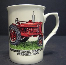 1 Mug INTERNATIONAL HARVESTER FARMALL BMD TRACTOR Fine Bone China mug cup beaker