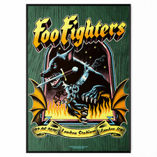 Foo Fighters Concert Poster