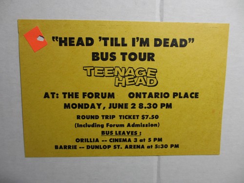 Punk band teenage head - punk,