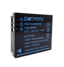CGA-S005 Battery for Panasonic Lumix DMC-FX07 FX10 FX100 FX150 FX180 LX1 LX2 LX3