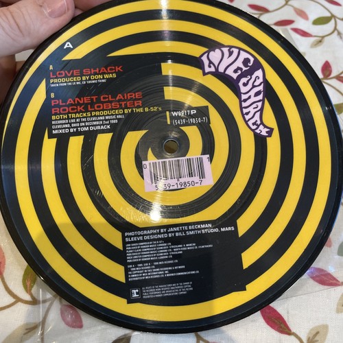 Love shack picture disc - b-52's,