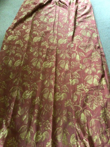 Pair vintage jaquard fruit - jaquard,