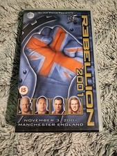 WWE REBELLION 2001 VHS