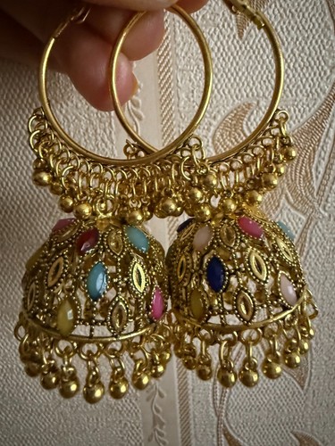 Baliya earrings jhumka for - baliya,