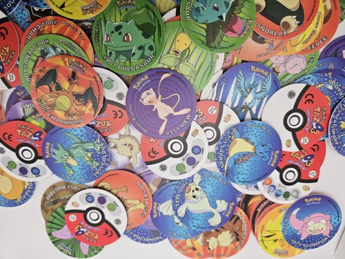 Pokemon tazos generation - pokemon,