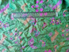Vintage 100% Silk Sari Remnant
