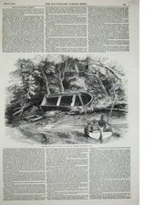 Antique Old Print *0263 1852