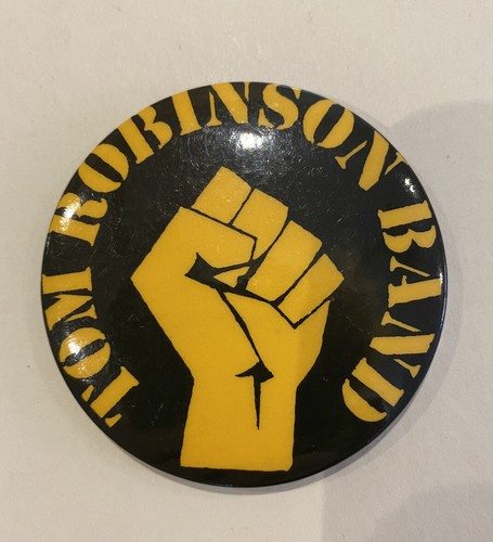 Vintage tom robinson band pin - tom,