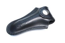 Mouthpiece pouch black leather - mouthpiece,