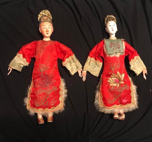 Antique pair chinese opera - antique,