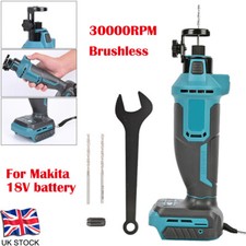 30,000 RPM Cordless Brushless Drywall Cut Out Tool Cutter for Makita 18V battery
