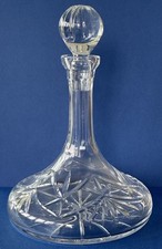 Vintage crystal cut glass