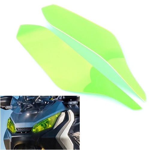 Green motorcycle headlight - green,