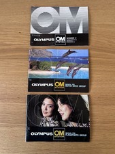3 x Olympus Original Manuals -