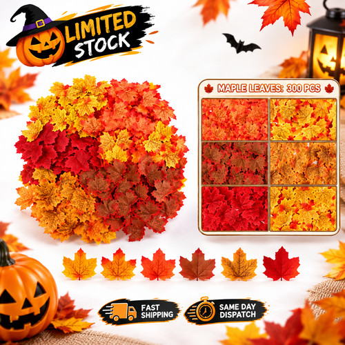 300x artificial maple leaf - artificial,