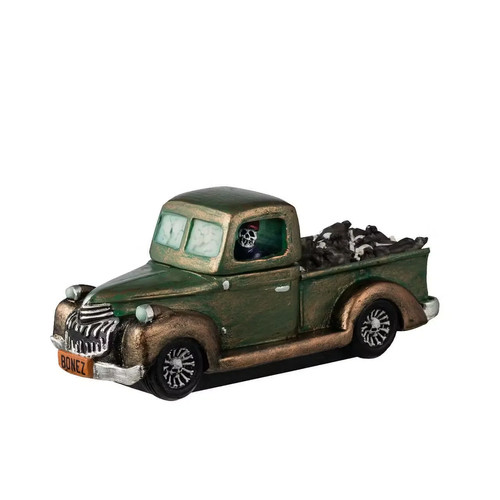 Spookytown garbage truck - spookytown, lemax